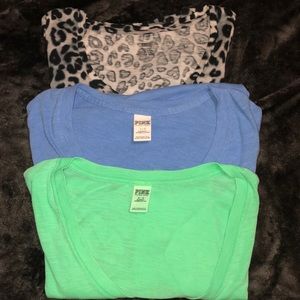 PINK bundle!! (cheeta print- blue- lime green)
